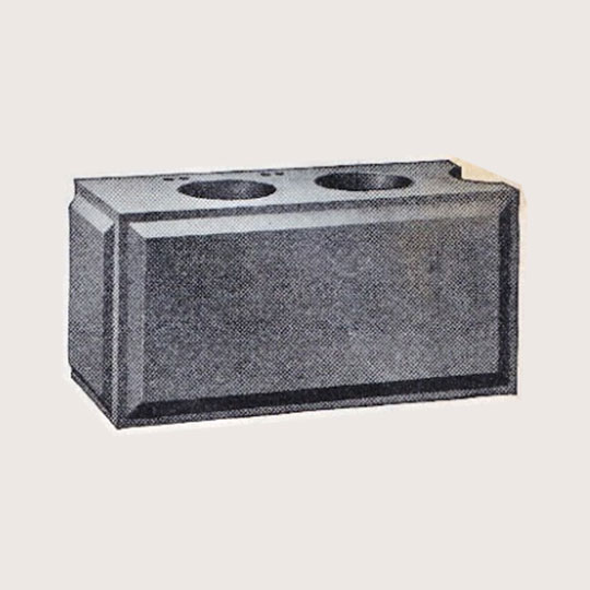image of plain bevelled block